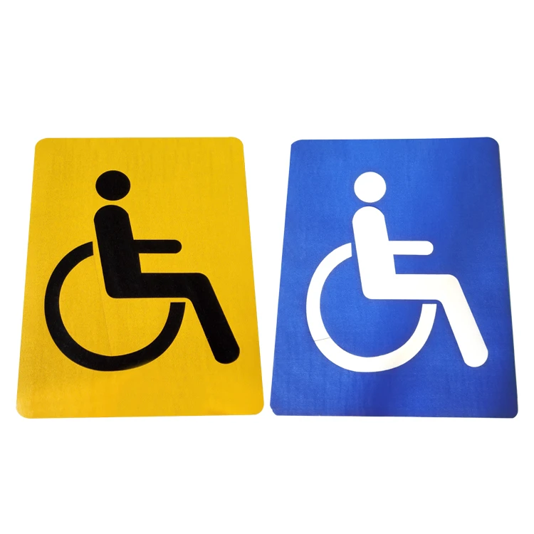 easy installation of rubber disabled parking sign tape