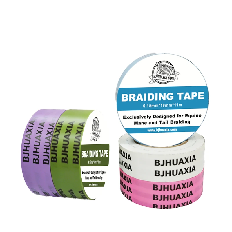 Custom Color Horse Mane Braiding Tape RoHS Certified
